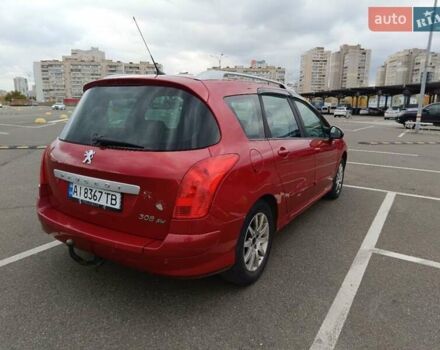 Красный Пежо 308, объемом двигателя 1.6 л и пробегом 280 тыс. км за 4800 $, фото 8 на Automoto.ua