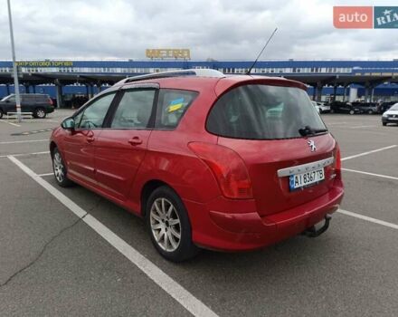 Красный Пежо 308, объемом двигателя 1.6 л и пробегом 280 тыс. км за 4800 $, фото 6 на Automoto.ua