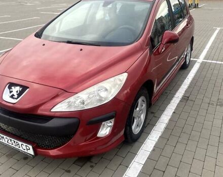 Красный Пежо 308, объемом двигателя 1.4 л и пробегом 279 тыс. км за 3700 $, фото 2 на Automoto.ua