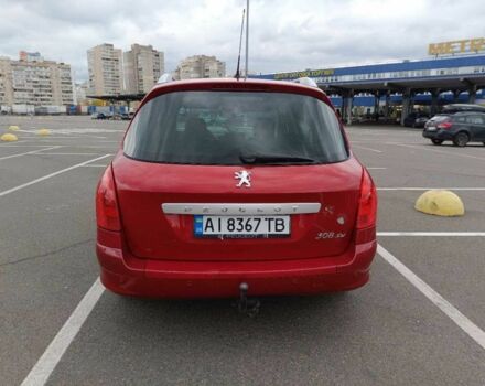 Красный Пежо 308, объемом двигателя 1.6 л и пробегом 380 тыс. км за 4800 $, фото 6 на Automoto.ua