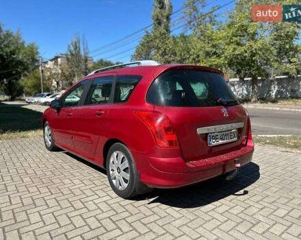 Червоний Пежо 308, об'ємом двигуна 1.6 л та пробігом 174 тис. км за 6600 $, фото 3 на Automoto.ua