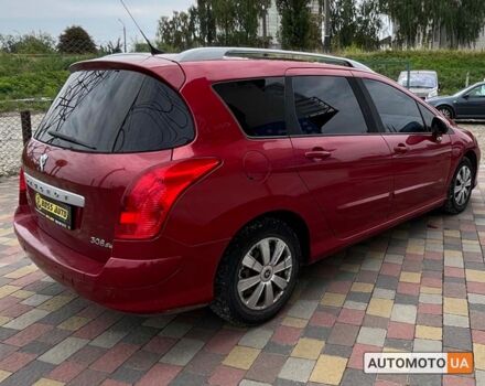 Красный Пежо 308, объемом двигателя 1.6 л и пробегом 320 тыс. км за 5700 $, фото 6 на Automoto.ua