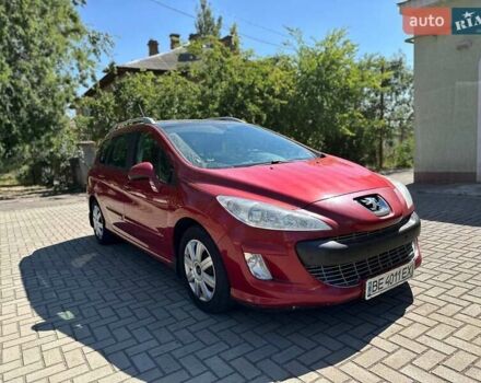 Червоний Пежо 308, об'ємом двигуна 1.6 л та пробігом 174 тис. км за 6600 $, фото 1 на Automoto.ua
