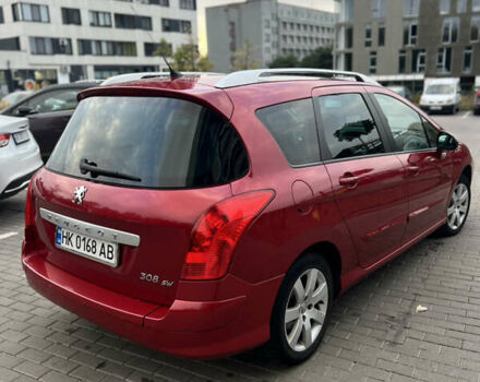 Красный Пежо 308, объемом двигателя 1.6 л и пробегом 187 тыс. км за 5300 $, фото 3 на Automoto.ua