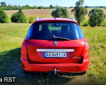 Червоний Пежо 308, об'ємом двигуна 1.6 л та пробігом 230 тис. км за 6000 $, фото 1 на Automoto.ua