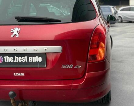Красный Пежо 308, объемом двигателя 1.6 л и пробегом 224 тыс. км за 4400 $, фото 4 на Automoto.ua