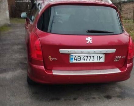 Красный Пежо 308, объемом двигателя 1.6 л и пробегом 268 тыс. км за 5600 $, фото 2 на Automoto.ua