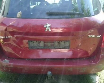 Красный Пежо 308, объемом двигателя 1.6 л и пробегом 170 тыс. км за 3000 $, фото 1 на Automoto.ua