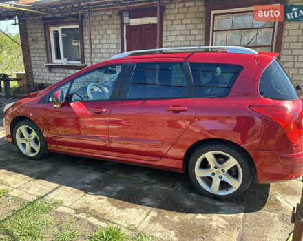 Червоний Пежо 308, об'ємом двигуна 1.56 л та пробігом 153 тис. км за 7000 $, фото 3 на Automoto.ua