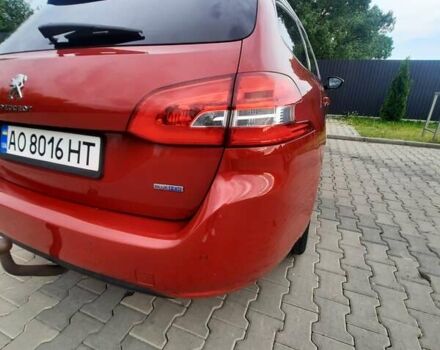 Красный Пежо 308, объемом двигателя 2 л и пробегом 182 тыс. км за 10500 $, фото 5 на Automoto.ua