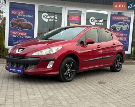 Красный Пежо 308, объемом двигателя 1.6 л и пробегом 192 тыс. км за 6800 $, фото 1 на Automoto.ua