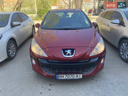Красный Пежо 308, объемом двигателя 1.6 л и пробегом 170 тыс. км за 5500 $, фото 1 на Automoto.ua