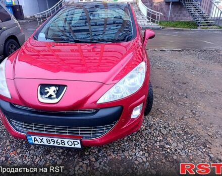 Красный Пежо 308, объемом двигателя 1.6 л и пробегом 163 тыс. км за 5500 $, фото 1 на Automoto.ua