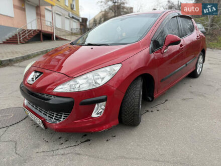 Красный Пежо 308, объемом двигателя 1.6 л и пробегом 197 тыс. км за 4000 $, фото 1 на Automoto.ua