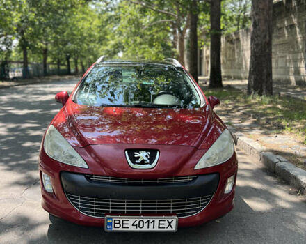 Червоний Пежо 308, об'ємом двигуна 1.6 л та пробігом 174 тис. км за 6150 $, фото 1 на Automoto.ua