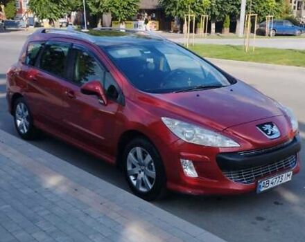 Червоний Пежо 308, об'ємом двигуна 1.6 л та пробігом 268 тис. км за 5600 $, фото 1 на Automoto.ua