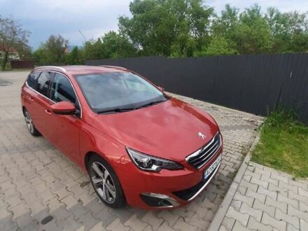Червоний Пежо 308, об'ємом двигуна 2 л та пробігом 182 тис. км за 10500 $, фото 1 на Automoto.ua
