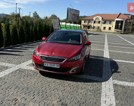 Красный Пежо 308, объемом двигателя 1.6 л и пробегом 130 тыс. км за 13500 $, фото 1 на Automoto.ua