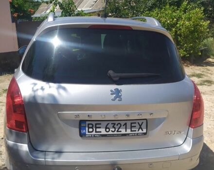 Серый Пежо 308, объемом двигателя 1.6 л и пробегом 165 тыс. км за 6200 $, фото 7 на Automoto.ua