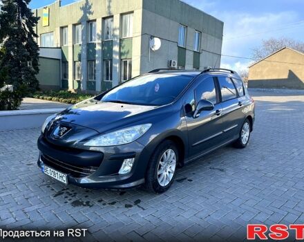 Серый Пежо 308, объемом двигателя 1.6 л и пробегом 279 тыс. км за 4999 $, фото 3 на Automoto.ua