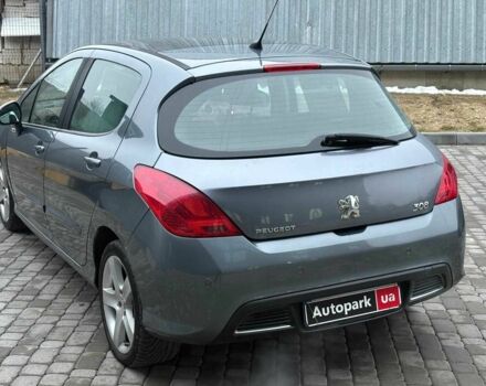 Сірий Пежо 308, об'ємом двигуна 1.6 л та пробігом 270 тис. км за 6190 $, фото 10 на Automoto.ua