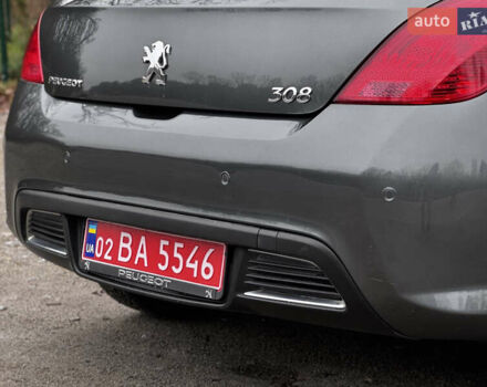 Серый Пежо 308, объемом двигателя 1.6 л и пробегом 96 тыс. км за 6700 $, фото 24 на Automoto.ua