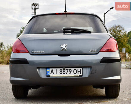 Серый Пежо 308, объемом двигателя 1.56 л и пробегом 216 тыс. км за 4600 $, фото 6 на Automoto.ua
