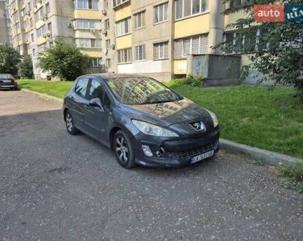 Сірий Пежо 308, об'ємом двигуна 1.56 л та пробігом 197 тис. км за 4800 $, фото 2 на Automoto.ua
