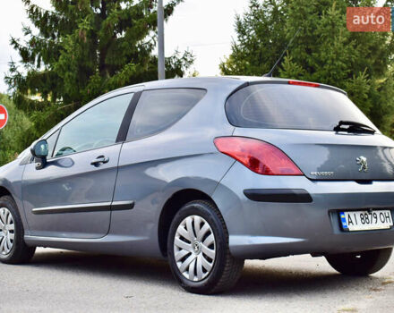 Серый Пежо 308, объемом двигателя 1.56 л и пробегом 216 тыс. км за 4600 $, фото 5 на Automoto.ua
