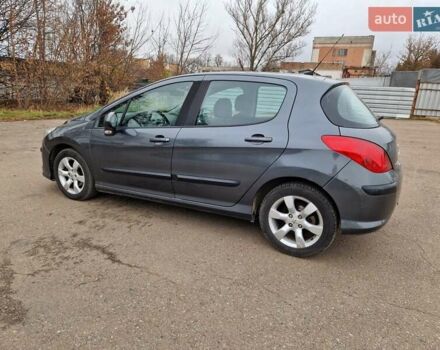 Сірий Пежо 308, об'ємом двигуна 1.56 л та пробігом 197 тис. км за 5600 $, фото 10 на Automoto.ua