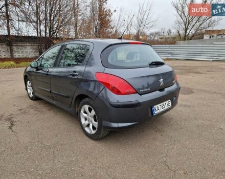 Сірий Пежо 308, об'ємом двигуна 1.56 л та пробігом 197 тис. км за 5600 $, фото 9 на Automoto.ua