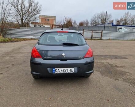 Сірий Пежо 308, об'ємом двигуна 1.56 л та пробігом 197 тис. км за 5600 $, фото 8 на Automoto.ua