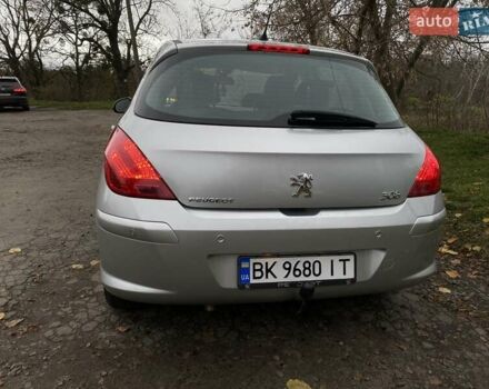 Сірий Пежо 308, об'ємом двигуна 1.6 л та пробігом 189 тис. км за 6400 $, фото 13 на Automoto.ua