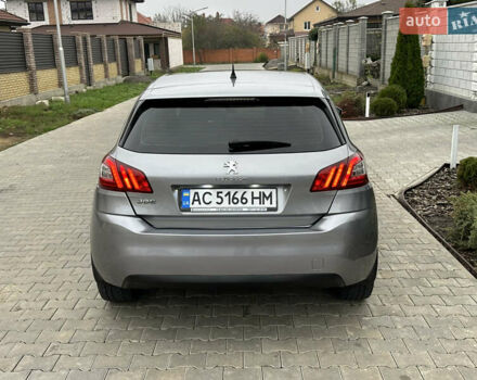 Сірий Пежо 308, об'ємом двигуна 1.6 л та пробігом 120 тис. км за 9700 $, фото 5 на Automoto.ua