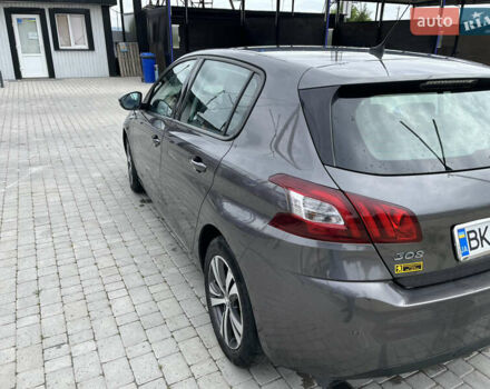 Серый Пежо 308, объемом двигателя 1.56 л и пробегом 218 тыс. км за 9700 $, фото 8 на Automoto.ua