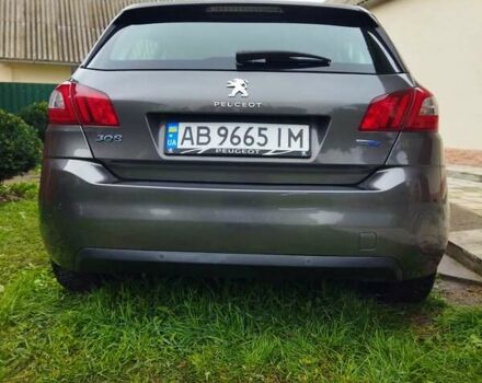 Сірий Пежо 308, об'ємом двигуна 1.56 л та пробігом 169 тис. км за 10700 $, фото 9 на Automoto.ua