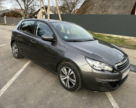 Серый Пежо 308, объемом двигателя 1.56 л и пробегом 218 тыс. км за 9700 $, фото 1 на Automoto.ua