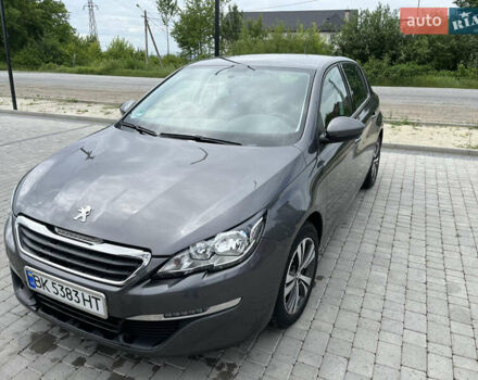 Серый Пежо 308, объемом двигателя 1.56 л и пробегом 218 тыс. км за 9700 $, фото 9 на Automoto.ua