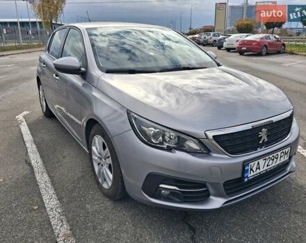 Серый Пежо 308, объемом двигателя 1.5 л и пробегом 84 тыс. км за 15400 $, фото 1 на Automoto.ua