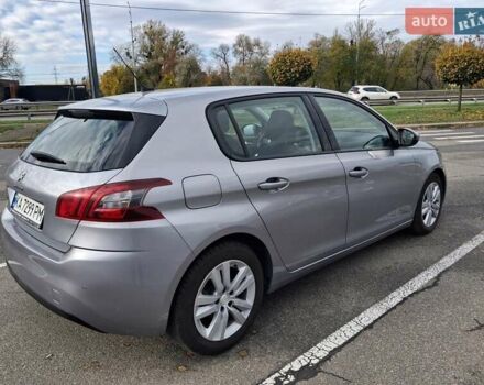 Серый Пежо 308, объемом двигателя 1.5 л и пробегом 84 тыс. км за 15400 $, фото 7 на Automoto.ua
