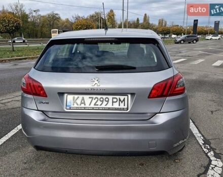 Серый Пежо 308, объемом двигателя 1.5 л и пробегом 84 тыс. км за 15400 $, фото 10 на Automoto.ua