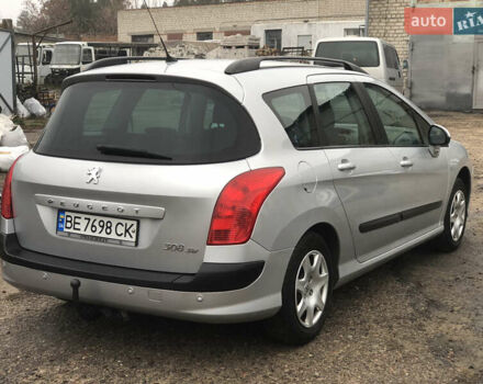 Серый Пежо 308, объемом двигателя 1.6 л и пробегом 237 тыс. км за 6000 $, фото 1 на Automoto.ua