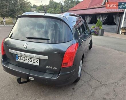 Сірий Пежо 308, об'ємом двигуна 1.6 л та пробігом 240 тис. км за 5300 $, фото 12 на Automoto.ua