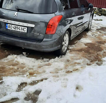 Сірий Пежо 308, об'ємом двигуна 1.6 л та пробігом 203 тис. км за 6300 $, фото 8 на Automoto.ua