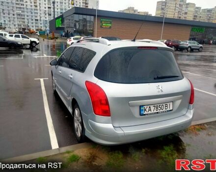 Сірий Пежо 308, об'ємом двигуна 1.6 л та пробігом 154 тис. км за 5900 $, фото 9 на Automoto.ua