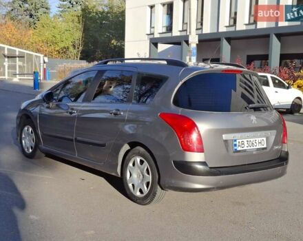 Серый Пежо 308, объемом двигателя 1.6 л и пробегом 217 тыс. км за 4200 $, фото 7 на Automoto.ua