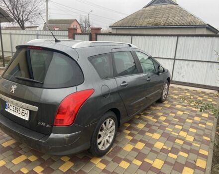 Сірий Пежо 308, об'ємом двигуна 1.6 л та пробігом 220 тис. км за 5000 $, фото 2 на Automoto.ua