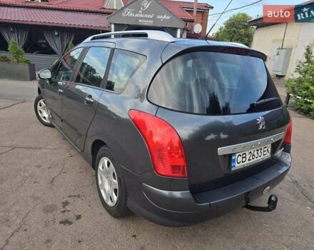 Сірий Пежо 308, об'ємом двигуна 1.6 л та пробігом 240 тис. км за 5300 $, фото 16 на Automoto.ua