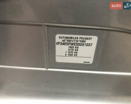 Серый Пежо 308, объемом двигателя 1.6 л и пробегом 237 тыс. км за 6000 $, фото 16 на Automoto.ua