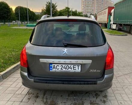 Серый Пежо 308, объемом двигателя 1.6 л и пробегом 253 тыс. км за 5500 $, фото 3 на Automoto.ua